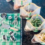 Ruibo Baggy Rack Holder For Food Prep/Ziplock Bag, Meal Planning/Plastic Freezer Bag Holders Stand, Green, Pack of 4 - 4 Pcs - Image 6