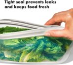 OXO Good Grips Silicone Reusable Bag – Gallon Bag (128 oz) - Oat - Image 4