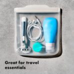 OXO Good Grips Silicone Reusable Bag – Gallon Bag (128 oz) - Oat - Image 7