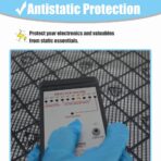 10pcs 12X16in Open Top Anti Static Bag, Large ESD Bags for Motherboard Video Card LCD Screen with Anti-Static Labels - Image 4