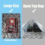 10pcs 12X16in Open Top Anti Static Bag, Large ESD Bags for Motherboard Video Card LCD Screen with Anti-Static Labels - Image 6