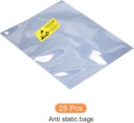 Anti Static Bags ESD Shielding Bags Reusable with Labels, [for Electronic Device GPU Hard Drive SSD HDD Motherboard] - 6x8inch/25pcs - Image 7