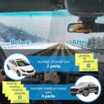 10 Packs 100g Rechargeable Silica Gel Desiccant Moisture Absorbing Bag for Storage Bin Indicating Silica Gel Desiccant Packet Reusable Dehumidifier Bag for Home Closet Car (5 x 3.5 Inches) - Image 7