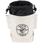 Klein Tools 5416TC Tool Bag, Top Closing Bolt Bag with 3-Inch Drawstring, Load Rated with Tunnel Connect, 5 x 10 x 9-Inch - Image 9