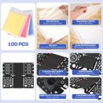 BoxLegend Shirt Folder Board V3 with Shirt Bags Zipper 11x14 inch Pack of 100 Shirt Packaging Frosted Shipping Bags with Handle - Image 4