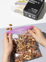 100 Count, Sandwich & XL Sandwich Zip Bags, Easy Open Tabs, Writable Rectangle (50 Bags Each Size) - Image 3