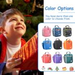 Lunch Box Kids,Premium Insulated Lunchbox for Girls Boys,Soft Mini Cooler Bag Back to School Thermal Reusable Lunch Bag for Work School Picnic (Blue) - Image 3
