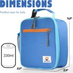 Lunch Box Kids,Premium Insulated Lunchbox for Girls Boys,Soft Mini Cooler Bag Back to School Thermal Reusable Lunch Bag for Work School Picnic (Blue) - Image 4