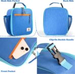 Lunch Box Kids,Premium Insulated Lunchbox for Girls Boys,Soft Mini Cooler Bag Back to School Thermal Reusable Lunch Bag for Work School Picnic (Blue) - Image 8