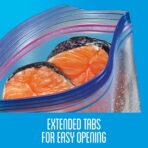 Ziploc Freezer Bags with New Grip 'n Seal Technology, Quart, 38 Count, Pack of 3 (114 Total Bags) - Image 5