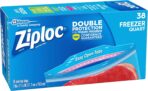 Ziploc Freezer Bags with New Grip 'n Seal Technology, Quart, 38 Count, Pack of 3 (114 Total Bags) - Image 9