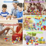 30 Pack Medium Snake Cube Fidget Toys Goodie Bag Stuffers for Kids, Treasure Box Toys for Classroom, Twist Puzzle for Party Favors, Birthday, Back to School Gifts, Stocking Stuffers for Kids - Image 4