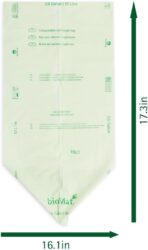 bioMat 2.6 Gallon Compostable Food Scrap Bags, 125 Count, Compost Bags for Countertop Bins, BPI ASTM D6400 and CMA Certified Small Trash Bags - Image 4