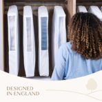 Hayden Hill Luxury Organic Cotton Garment Storage Bag - Short 40 Inch - Breathable Hanging Clothes Bag for Short Dresses, Jackets & Suit Bags for Closet Storage - Certified Carbon Neutral - Image 7