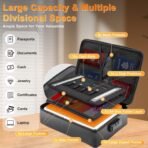 Fireproof Waterproof Document Bag with Lock - Mondoshop Portable Waterproof Document Organizer for Important File - Fire Proof Travel Storage Case with Zipper for Laptop, Passport, Certificates, Cards - Image 5