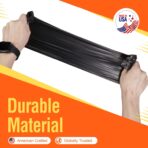 Delxo 30-33 Gallon Trash Bags, 250 Count – Medium Duty Garbage Bags, Thick, Durable & Puncture-Resistant Plastic Bolsas para basura, Perforated Design– Made in USA for Kitchen, Yard, Office (Black) - Image 5