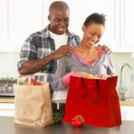 50Pcs Reusable Non Woven Shopping Bags Large Foldable Totes Bag with Handles Grocery Handbag Bulk for Boutiques - Image 3