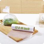 Plastic Produce Bag Roll 12 X 16 inch, Vegetable Food Bread and Grocery Clear Bag, 350 Bags/Roll (2 Roll) - Image 3