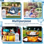 Crystal Ice Bags, Heavy Duty Plastic, Clear, 12x21 Inch, 10 Pound Capacity, 100 Count, Multipurpose for Parties, Events, Travel (50, 10 LBS) - Image 6