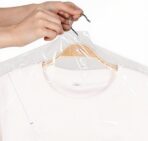 Dry Cleaning Bags, 10 Dry Cleaning Bags for Clothes, Made of Transparent Plastic Material, Suitable for Hanging Clothes, and Clothing Covers, can be Stored in Dry Cleaners, Homes, or for Travel Use - Image 3