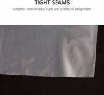 Dry Cleaning Bags, 10 Dry Cleaning Bags for Clothes, Made of Transparent Plastic Material, Suitable for Hanging Clothes, and Clothing Covers, can be Stored in Dry Cleaners, Homes, or for Travel Use - Image 7