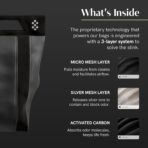 Salt Aērcase Smell Proof Cleat Bag – Regular Size - Athletic Soccer & Golf Shoe Bag for Smelly Cleats & Gym Shoes- Durable, Water-Resistant, & Easy to Clean - Image 4