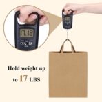 BagDream 12x7x17 50Pcs Large Paper Grocery Bags with Handles Kraft Brown Gift Bags for Shopping Retail Merchandise Flat Handles Recycled Takeout/to Go Barrel Sacks - Image 5