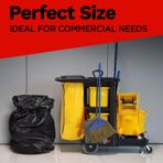 ToughBag 55 Gallon Trash Bags (32 Count) Heavy Duty Trash Bags, Black Garbage Bags, 2.5 Mil - Made in USA - Image 8