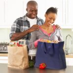 50Pcs Reusable Non Woven Shopping Bags Large Foldable Totes Bag with Handles Grocery Handbag Bulk for Boutiques - Image 7