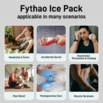 Ice Pack, Ice Bags for Injuries Reusable 2Pcs, 11" Ice Bags Hot Water Bag for Hot & Cold Therapy and Pain Relief, No-Leak Elastic Breathable Ice Bag - Image 7