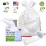 USDA Certified - Plant Based Kitchen Trash Bags with HANDLES, 13 Gallon Standard Size - 45 Bags - Image 9