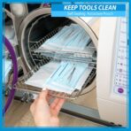 200 3.5" x 9" Sterilization Pouch Self Sealing Autoclave Bags for Dental, Tattoo Nail Art Instruments - Image 6