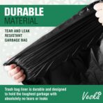 Veska 30-33 Gallon Trash Bags Heavy Duty | 250 Bags Mega-ValuePack | Black Large Trash Bags 30 Gallon - 32 Gallon - 33 Gallon. - Image 9