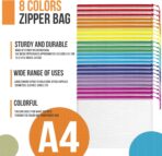 24pcs Mesh Zipper Pouch Bags Puzzle Storage Bags, A4 13x9 Inches Large Reusable Zipper Pouches for Classroom Organizing Board Game Home Organization - Image 8