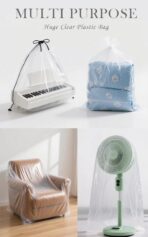 Extra Large Clear Plastic Storage Bags 59x71 Inches Huge Plastic Bags for Furniture, Big Luggage, Industry Equipments, Business and Agriculture Use (10 pcs) - Image 6