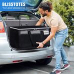 BlissTotes Collapsible Moving Bags - Heavy Duty Boxes with Zippers and Handles, Space Saving Packing Totes for Moving Supplies Storage (93L, 6-Pack, Black) - Image 7