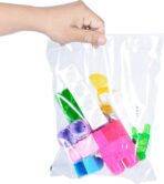 Poly Bags with Suffocation Warning 6x9", 8x10", 9x12", 11x14" - Combo Pack of 400 (100 each size) - Clear Poly Bags by Retail Supply Co - Extra Strong Seal - Image 6