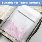 Laundry Bags Mesh Wash Bags for Delicates, Upgraded Honeycomb & Fine Mesh, Extra Durable with Sturdy Zippers, Protect Clothes in Washing Machine Essentials for Home, College & Dorm, 12 x 16 in 4-Pack - Image 7