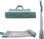 enyuwlcm Nylon Document Bag with Handle Light Transparent Mesh File Tote Bag Pouch for Carrying Books Papers (2, Pink&Green) - Image 5