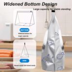 30Pcs Reusable Aluminum Foil Sealable Storage Bags, 2026 New Thicken Stand Up Foil Sealable Bags with Label and Zip Lock, Resealable Storage Bags for Vegetable Fruit Meat (S*10+M*10+L*10) - Image 5