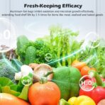 30Pcs Reusable Aluminum Foil Sealable Storage Bags, 2026 New Thicken Stand Up Foil Sealable Bags with Label and Zip Lock, Resealable Storage Bags for Vegetable Fruit Meat (S*10+M*10+L*10) - Image 8