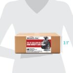 40-45 Gallon Lawn & Leaf Trash Bags, 50 Count Bulk, Black Garbage bags, Multi-purpose Trash Can Bin Liners for Home Commercial, Outdoor, Construction, Industrial - Image 4