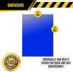 Ultrasac - Recycling Bag, 33 Gallon, .9 Mil, 33"x38", Translucent Blue, 50 Count w/Ties - Image 4