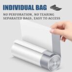 8 Gallon Trash Bags - Medium Size, 42 Count, Unscented, Tear Resistant, Ideal for Bathroom, Kitchen, Office - Image 4