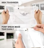 Small Clear Trash Bags – FORID 2.6 Gallon Garbage Bags Wastebasket Bin Liners 220 Count Plastic Trash Bags for Bathroom Bedroom Office Garbage Can (220 count) - Image 5