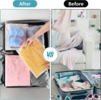 25 Pcs 13x10 Inch Frosted Resealable Clothing Bags - 3 Mil Heavy-Duty Plastic Packaging for Apparel Storage | Travel & Small Business Organizer for Shirts, Delicate Garments-No Vent Holes - Image 3