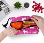 Cerbonny Small Cooler Bag - Freezable Lunch Bag for Work, School, Travel - Mini Insulated Bag for Kids & Adults - Fit for Yogurt - 3+ (Red Unicorn) - Image 6