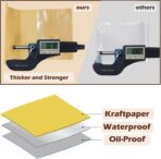 Heavy Duty Large Paper Bread Bags with Tin Tie Tab Lock 50pcs, Loaf Bag with Clear Front Window, Storage Packaging Treat Bag for Bakery Cafe Homemade Bread 10.6” × 4.3” × 8.7” - Image 4