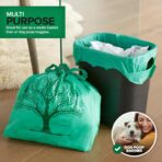 200 Pack Thank You Bags Disposable Eco Grocery T-Shirt Bag with Handles for Supermarket, Groceries, Produce, Shopping, Trash, Small Commercially Compostable Baggies Bulk - Image 8