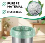 Small Trash Bags 1.2 Gallon: YHEEL Bathroom Trash Bags Unscented Small Garbage Bags Strong Leak-Proof Trash Liners for Office Bedroom - 150 Counts - Image 5